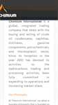 Mobile Screenshot of chemiumcorp.com